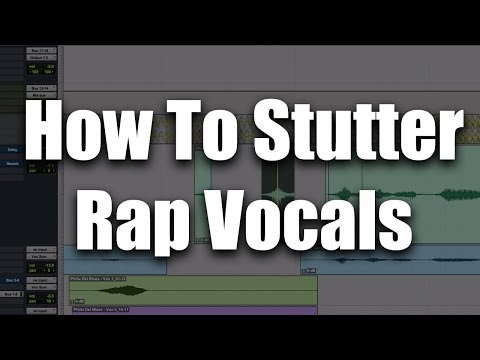 How to stutter rap vocals