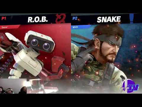 WaveDash 2023 Losers Top 24 - MVD (Snake) Vs. MKBigBoss (ROB) - SSBU Tournament