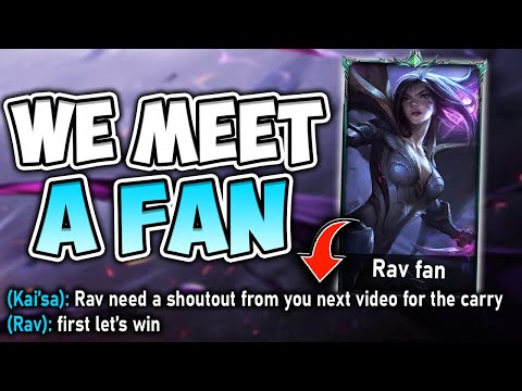 We met a Rav fan in solo queue and he popped off! Rav Road to Diamond