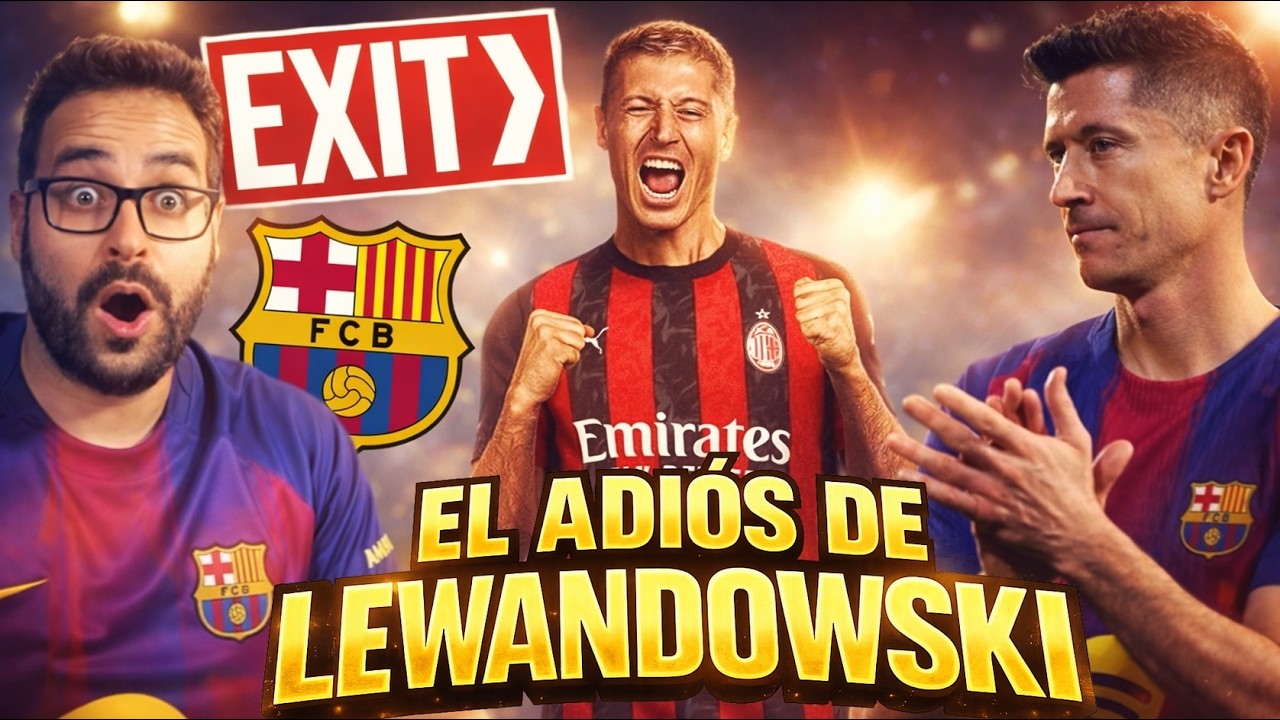 🚨LEWANDOWSKI CERCA de IRSE del BARÇA ¡DESTINO MILÁN! TODOS los DETALLES