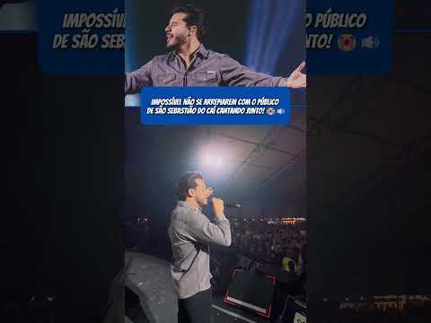 DE ARREPIAR! O público de São Sebastião do Caí cantando com @MuriloHuff #murilohuffhx #murilohuff