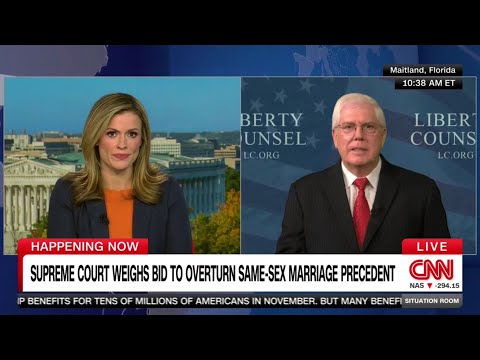 Supreme Court Weighs Bid to Overturn "Same-Sex Marriage" - Mat Staver on CNN