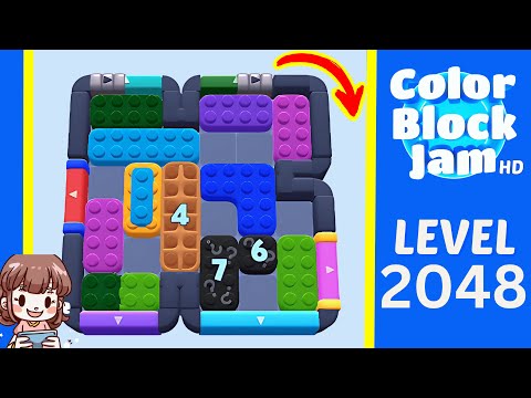 Color Block Jam Level 1146 (2048) Solution Walkthrough