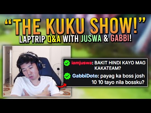 "THE KUKU SHOW MALALA!"🤣 - Q&A with JUSWA & GABBI! - FREE-HIT LAHAT LAPTRIP!🤣