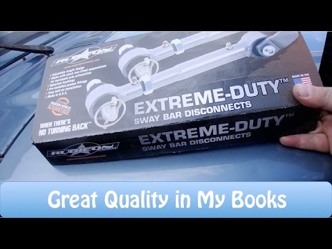 DIY Jeep Tj,Xj,Jk Sway Bar Quick Disconnects install