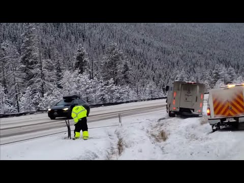 12-29-2020 Vail, CO - Car Wrecks from Icy Highways and Heavy Snow
