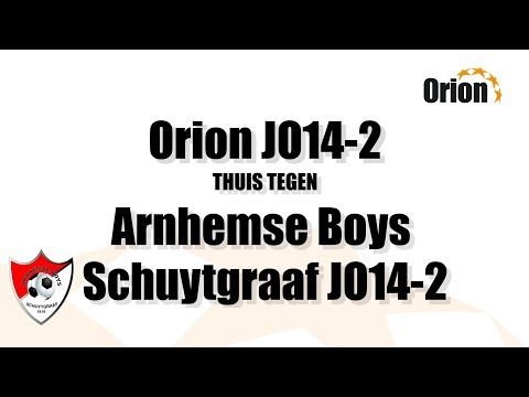 Orion JO14-2 vs Arnh. Boys Schuytgr. JO14-2 (23-03-2019) HD 1080p60