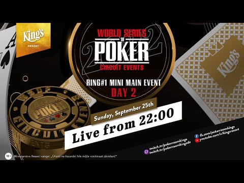 Tag 2 des €250 WSOPC Mini Main Events (Ring #1) live aus dem King´s Resort - Stefan Hachmeister!