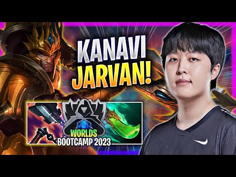 KANAVI CRAZY GAME WITH JARVAN! - JDG Kanavi Plays Jarvan JUNGLE vs Vi! | Bootcamp 2023