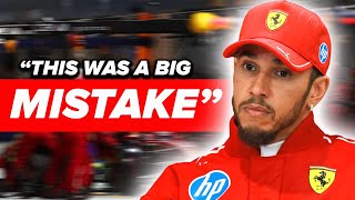 Lewis Hamilton Makes SHOCKING STATEMENT about First Season with Ferrari