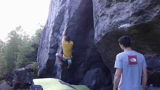 Video thumbnail of Kamenolom, 7A. Sněžník
