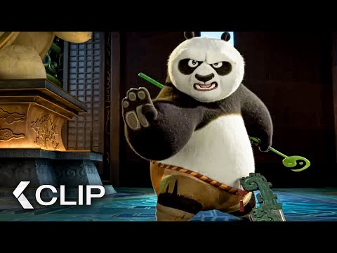 Po kämpft gegen Zhen! - KUNG FU PANDA 4 Clip & Trailer German Deutsch (2024)