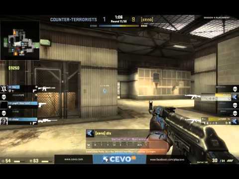 CEVO Season 4 Placement CS:GO: Xeno vs. Kinetic on de_cache