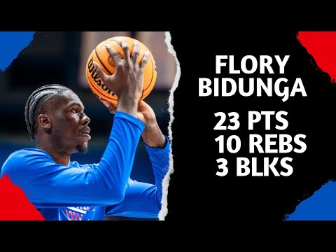 Flory Bidunga Highlights vs. Arizona | 2/9/26 | 23 Pts, 10 Rebs, 3 Blks
