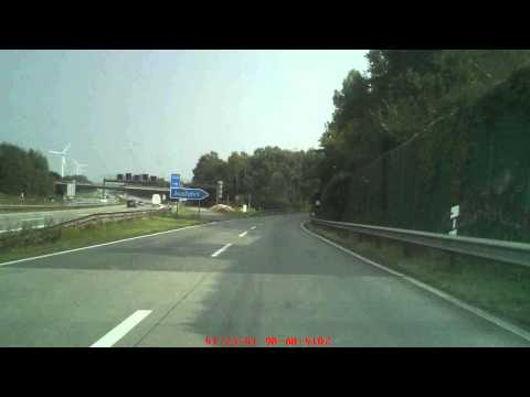 Autobahn 27 Richtung Walsrode (Ausfahrt Bremen-Überseestadt)