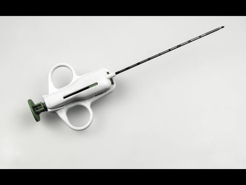 USE OF SEMI-AUTOMATIC BIOPSY NEEDLE