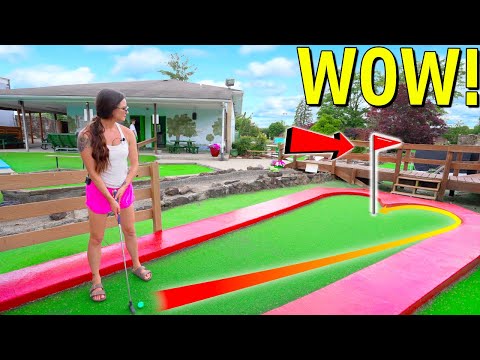 Super Unique Old School Mini Golf Course!