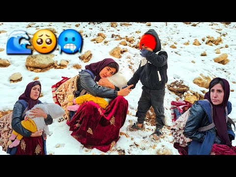 The shocking end of a homeless family; a mother who was sacrificed in a blizzard