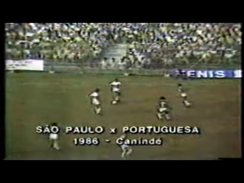 São Paulo 4 x 1 Portuguesa - Narração Gerson de Araújo - 1986