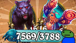 Crazy APM Moth Game! | Hearthstone Battlegrounds