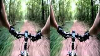 preview picture of video 'Monte Sano Mountain Bike Ride 3 3D'
