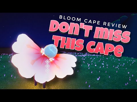 DAYS OF BLOOM CAPE 🌸 - REVIEW | sky children of the light | Noob Mode