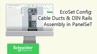 How to Manually Assemble Cable Duct & DIN Rail in PanelSeT Universal Enclosures Design?