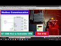 Siemens S7 1200 PLC To Schneider VFD Modbus Communication