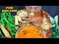 Super Crispy PATA Kare Kare Mukbang ASMR Filipino Food Mukbang Philippines