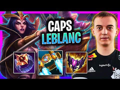 CAPS IS A BEAST WITH LEBLANC! | G2 Caps Plays Leblanc Mid vs Veigar!  Season 2024