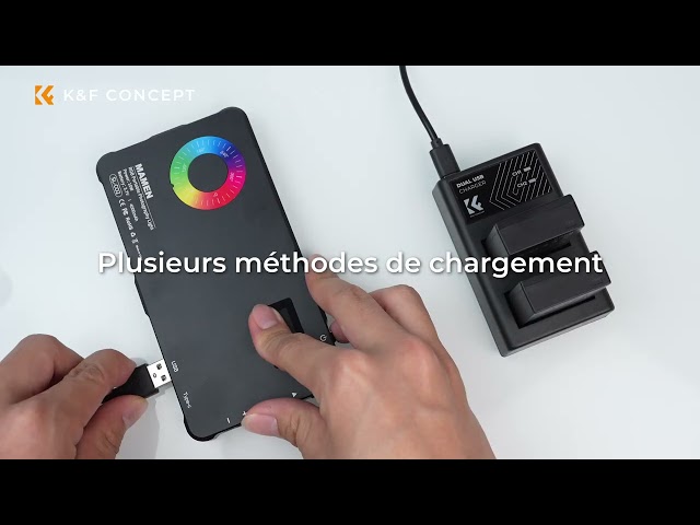 Vídeo relacionado con K&F CONCEPT NP-W126 NP-W126S Batería 2x1300mAh Compatibile con Fujifilm XM5/X100VI/X100V/XS10/XT30/XT30 II/XT20/XE4/A5, Cargador Rápido de Doble Ranura con Entradas Type-C y Micro-USB