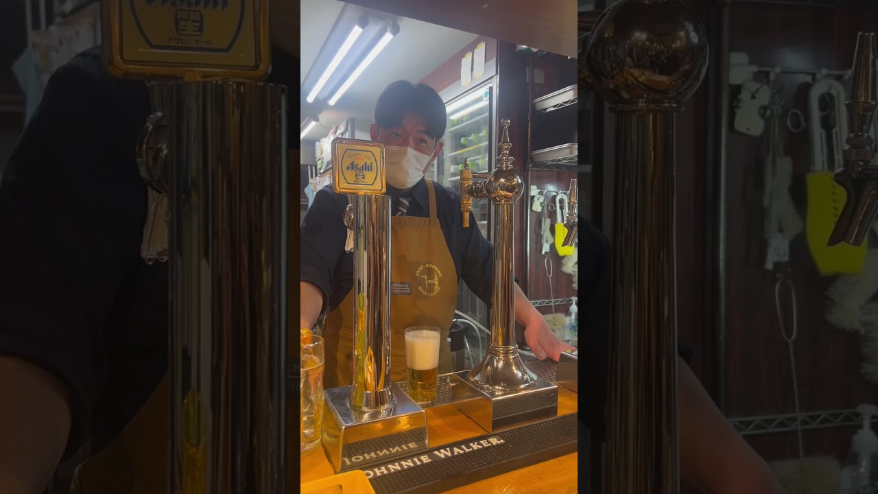 【麦酒大学】マルエフで注ぐ灘コロンビア〜樽替えイベント中の限定〜 #麦酒大学 #灘コロンビア #マルエフ #山本学長