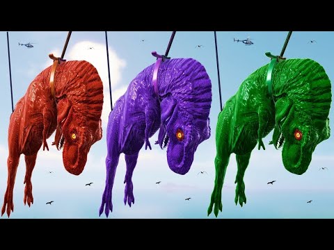 Dinosaurs Breakout Color Pack T-Rex VS Venom Carnotaurus Dinosaurs Fighting Jurassic World Evolution