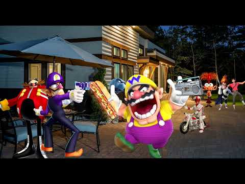 Wario dies by Waluigi after being shotted while enjoying his ham and cheese sub.ac3