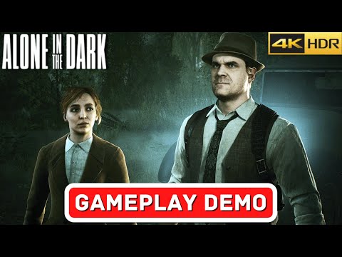 ALONE IN THE DARK Gameplay Walkthrough Part 1 [PS5 4K 60FPS] FULL DEMO No Commentary