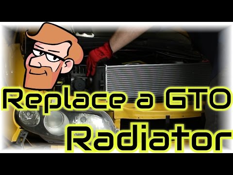 How to Replace a 2005/2006 Pontiac GTO Radiator • Cars Simplified: Cooling System