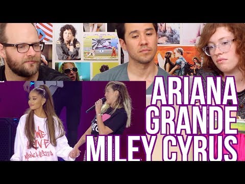 Ariana Grande & Miley Cyrus - Don't Dream it's Over - REACTION - One Love Manchester