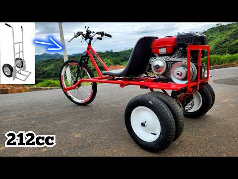 building a homemade 212cc TRICYCLE
