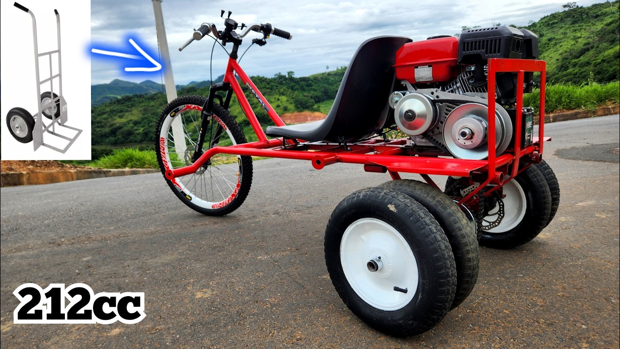 building a homemade 212cc TRICYCLE