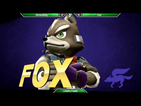 EVAC 15/4/16 - ChromeBoy (Toon Link) vs Con (Fox) - Losers Finals - Smash 4 Wii U