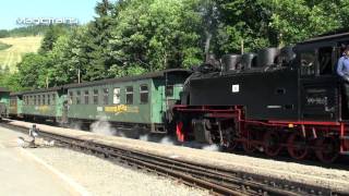 preview picture of video 'Schmalspurbahn in Deutschland - Fichtelbergbahn Oberwiesenthal'