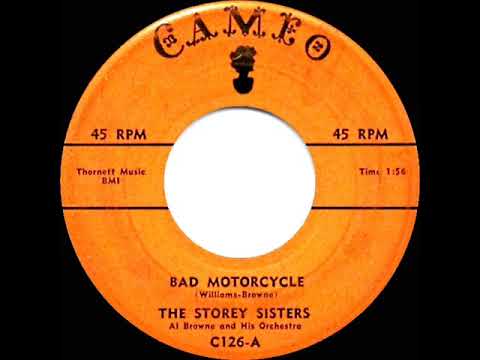 1958 HITS ARCHIVE: Bad Motorcycle - Storey Sisters