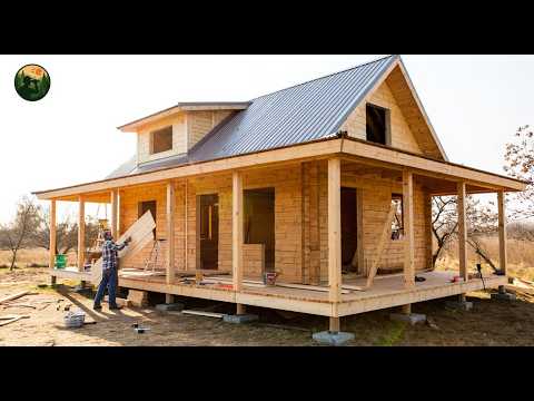 Turning Simple Pallets into a Beautiful Multi-Room Wooden House