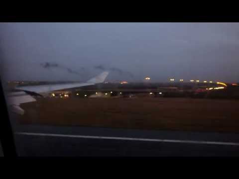 Air France A330 landing in Paris. SEA-CDG