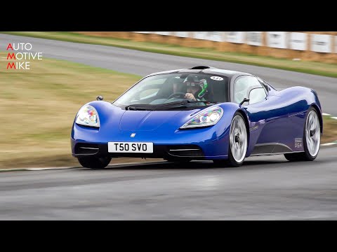 Gordon Murray T50 SCREAMING V12 SOUNDS at Goodwood FOS