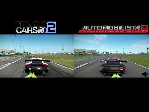 Project CARS 2 VS Automobilista 2: Porsche 911 RSR GTE At Daytona Road Course