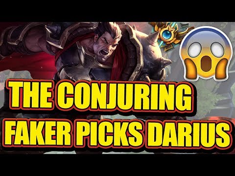 Faker With Darius The Conjuring! SKT T1 Faker Plays Darius Destroy Game | SKT T1 Replays