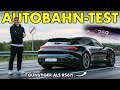 How Far Can An Electric Porsche Go At 250 Km H 2025 Taycan 4S Sport Turismo Maltedrivescars