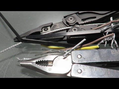 Leatherman SURGE vs Victorinox SWISSTOOL : cutting tests! [MT VOD]