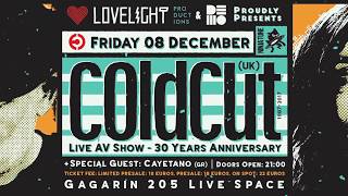 Coldcut 30 years Live in Athens, Friday 8th Dec! spot